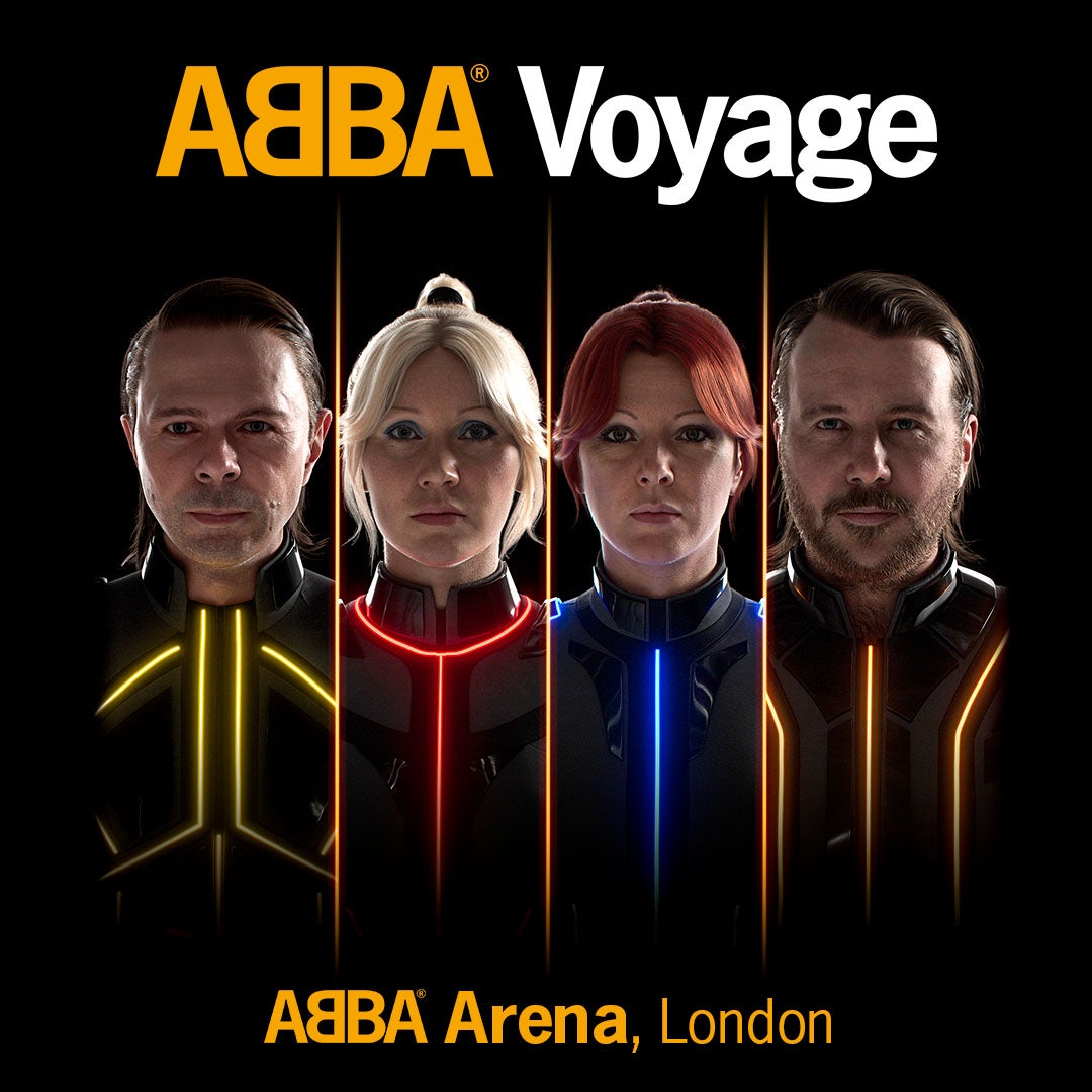 London med ABBA Voyage den 14 november 2025